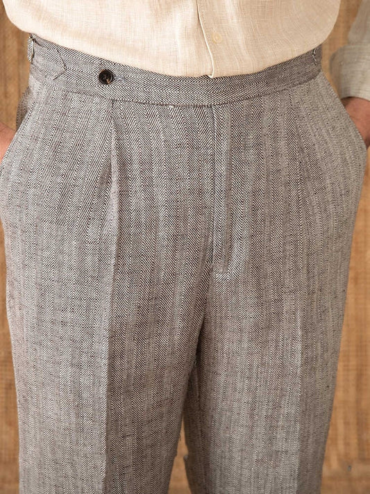 VINCENT LINEN TROUSERS