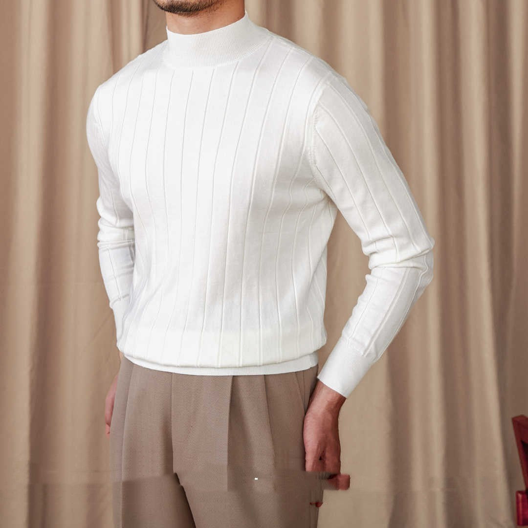 GIORGIO RIBBED KNIT CREWNECK