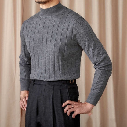 GIORGIO RIBBED KNIT CREWNECK