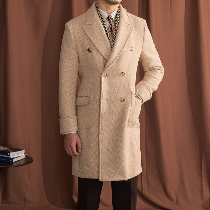 DOMINIC VINTAGE HERRINGBONE COAT – Timeless Men's Clothing