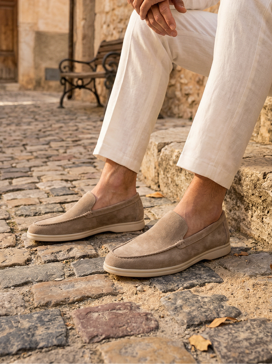 ANTONIO SUEDE LOAFERS
