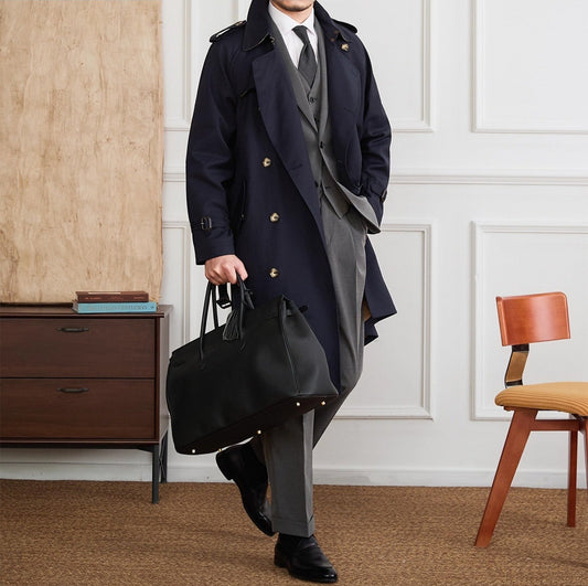 DOMENICO DOUBLE-BREASTED TRENCH COAT