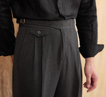 GIOVANNE PLEATED TROUSER