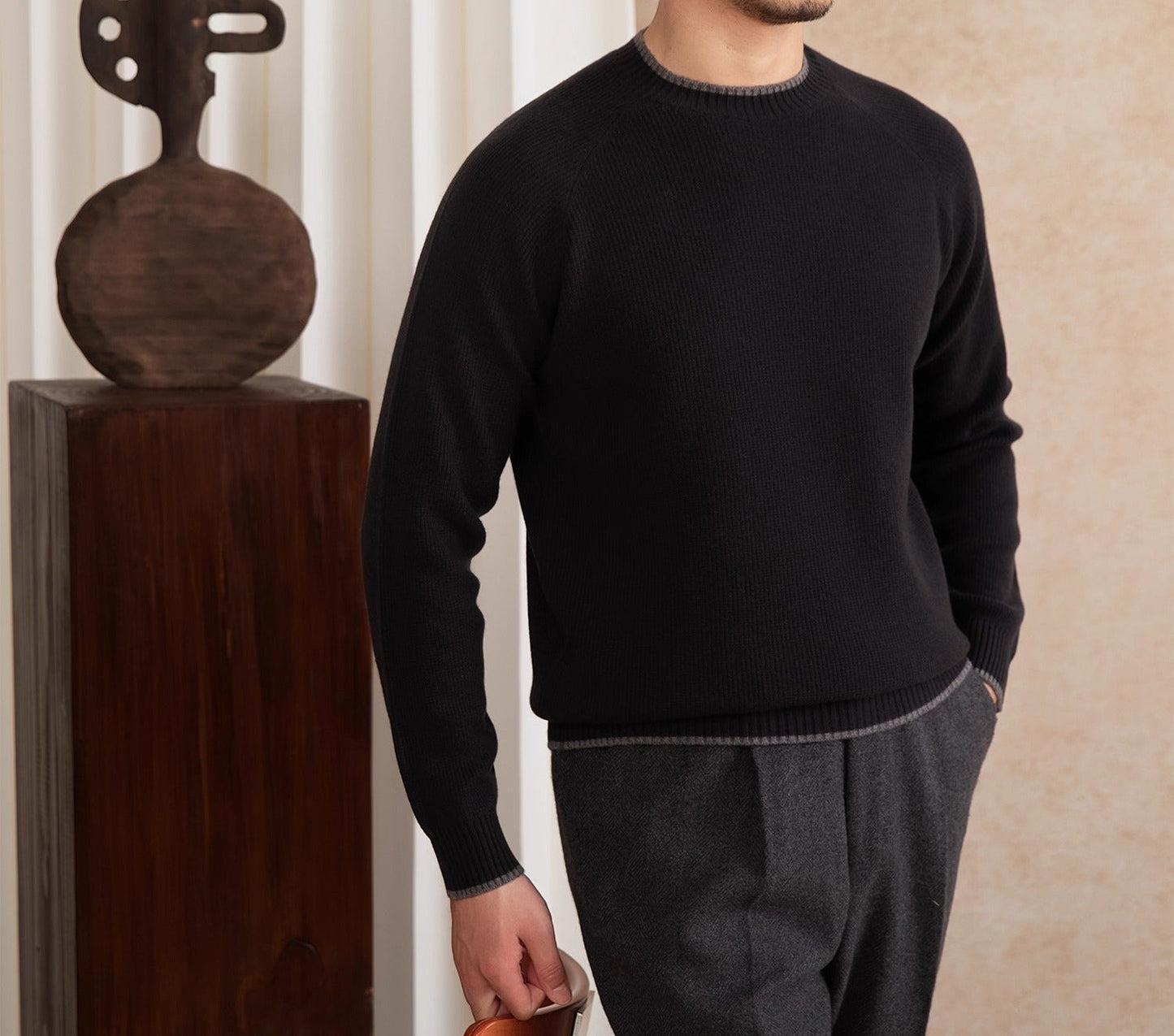 SILVIO KNIT CREWNECK