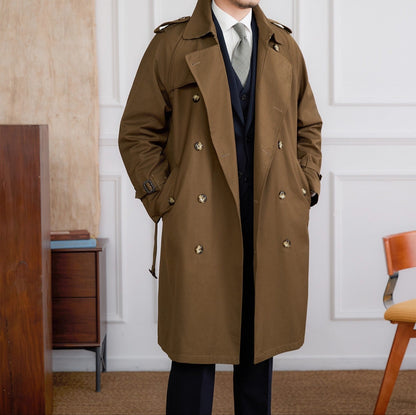 DOMENICO DOUBLE-BREASTED TRENCH COAT